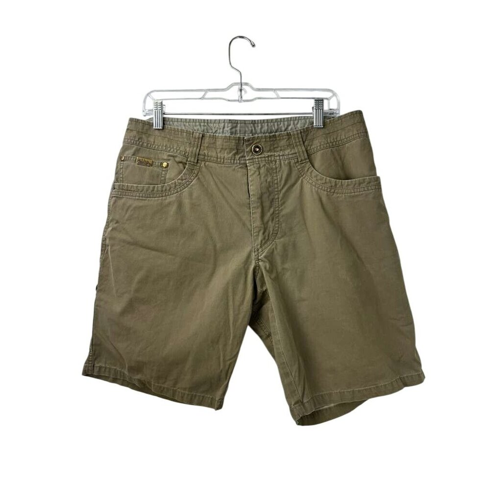 Kuhl Men's Size 34 Shorts Brown Stretch Vintage Patinade